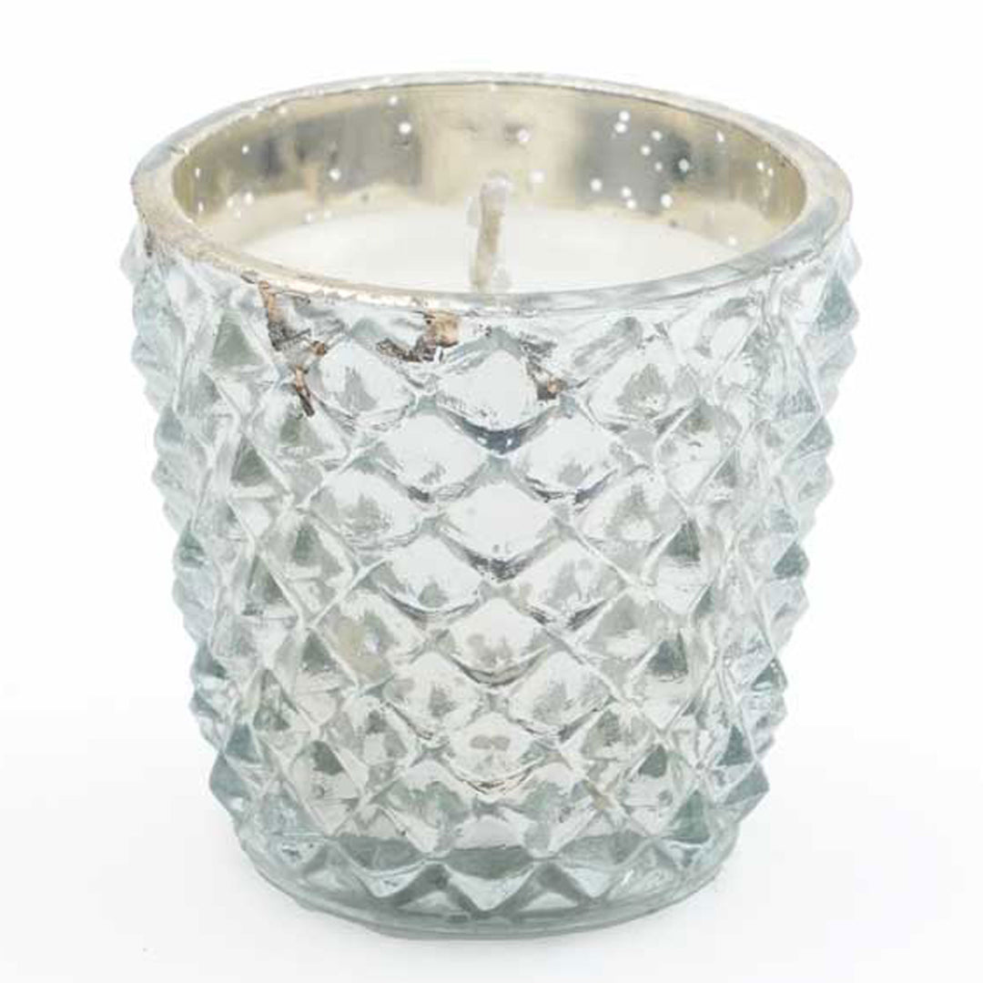 6.3Oz Mercury Glass Votive