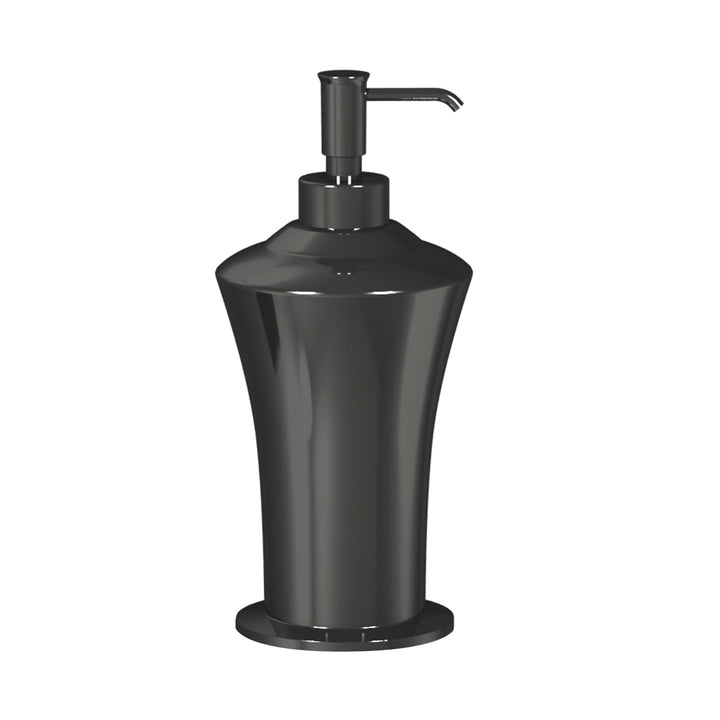 Stainless Steel Liquid Soap Dispenser Pump Bottle | Bathroom Vanity & Kitchen Sink,Holds Soap,Lotion & Sanitizer | Black Nickel