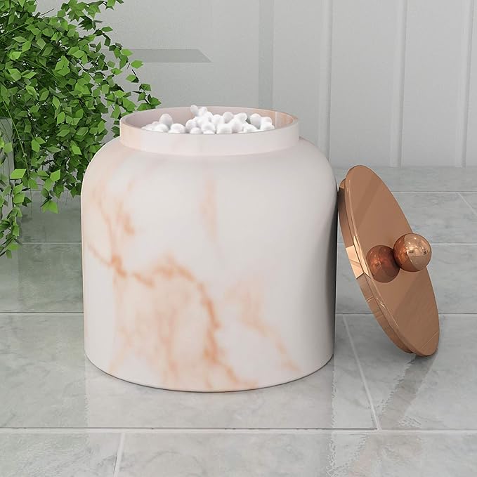 Resin Container, Perfect For Home & Bathroom Accessories