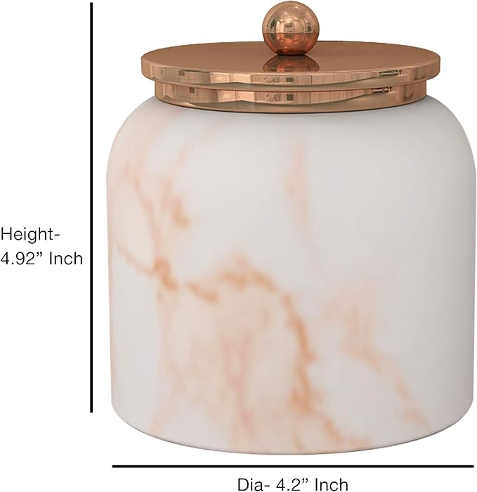 Resin Container, Perfect For Home & Bathroom Accessories