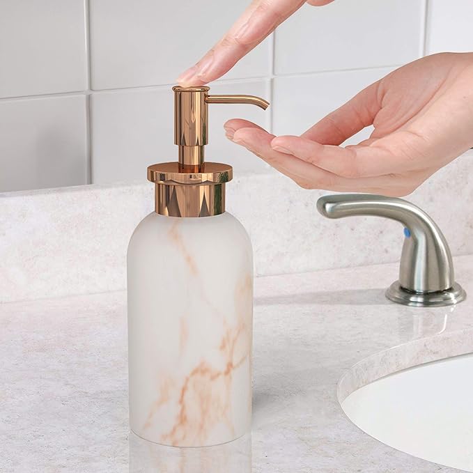 Lotion Dispenser, Copper Finish, Perfect For Home & Bathroom Accessories
