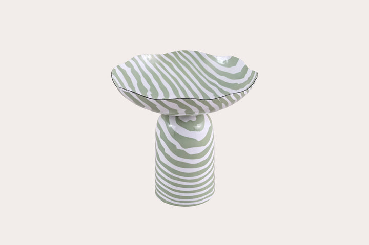 Decorative Striped  Bowl | Sculptural Décor