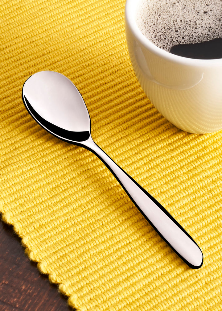 Stainless Steel Tea Spoon | 5.8", Silver, Pack of 12