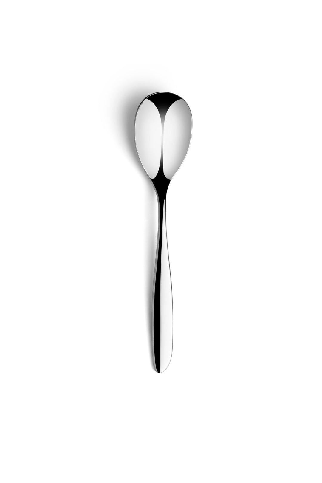 Stainless Steel Dessert Spoon Set | 7.6", Silver, 12 Pcs