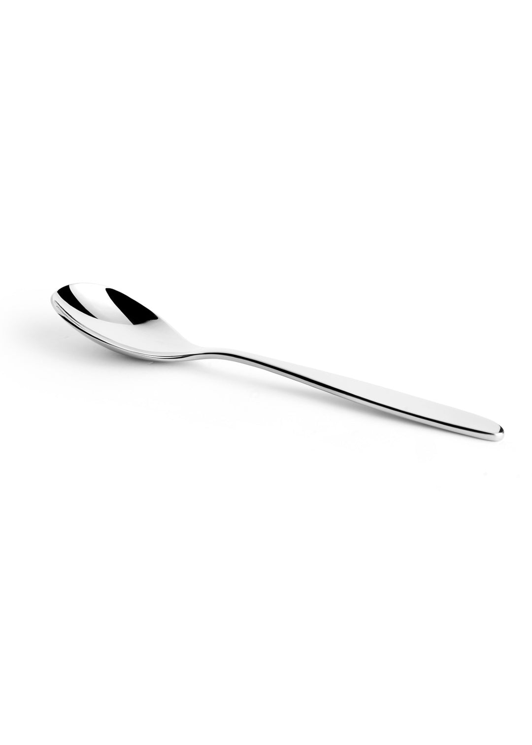 Stainless Steel Dessert Spoon Set | 7.6", Silver, 12 Pcs