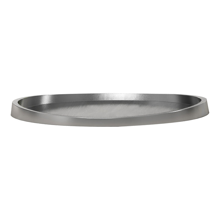 Stainless Steel Storage Organizer Tray for Bathroom Vanity Countertops,Closets,Dressers | Pewter Finish