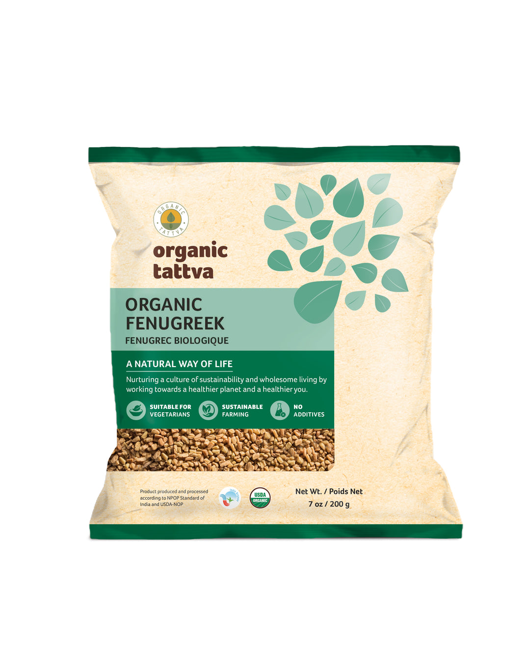 Organic Fenugreek 7 oz Pack of 24