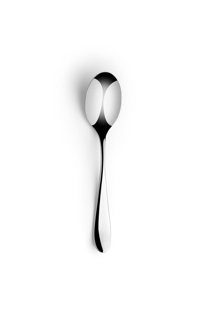 Stainless Steel Dessert Spoon Set | 7.5", Silver | 12 Pcs