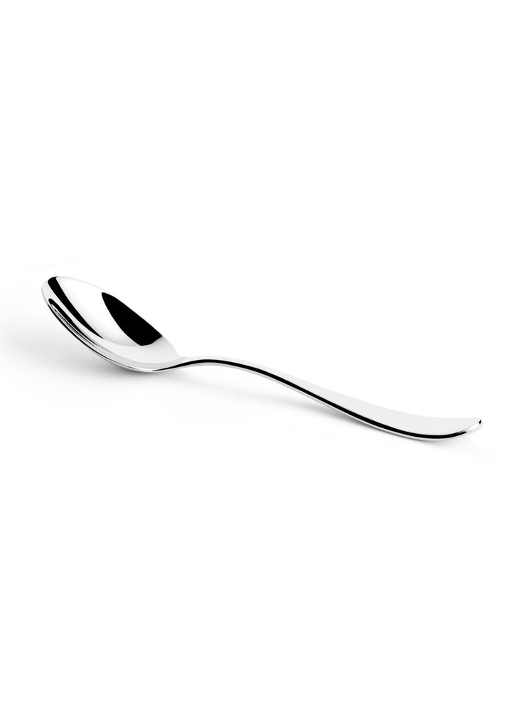 Stainless Steel Dessert Spoon Set | 7.5", Silver | 12 Pcs