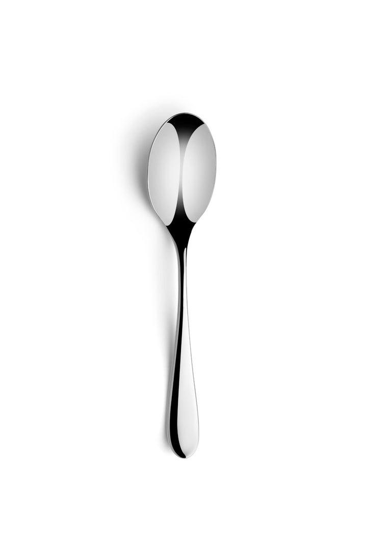 Stainless Steel Dinner Spoon Set of 12 | 8", Silver