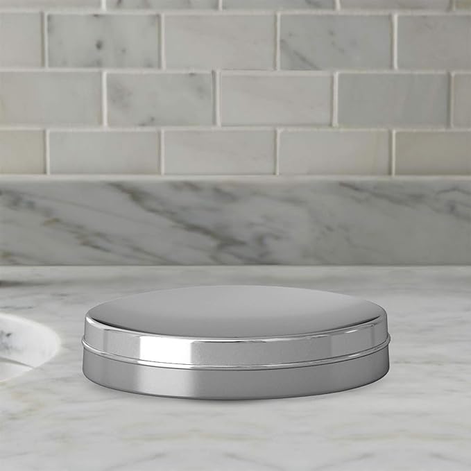 Stainless Steel Bar Soap Dish Tray for Bathroom Vanities, Countertops