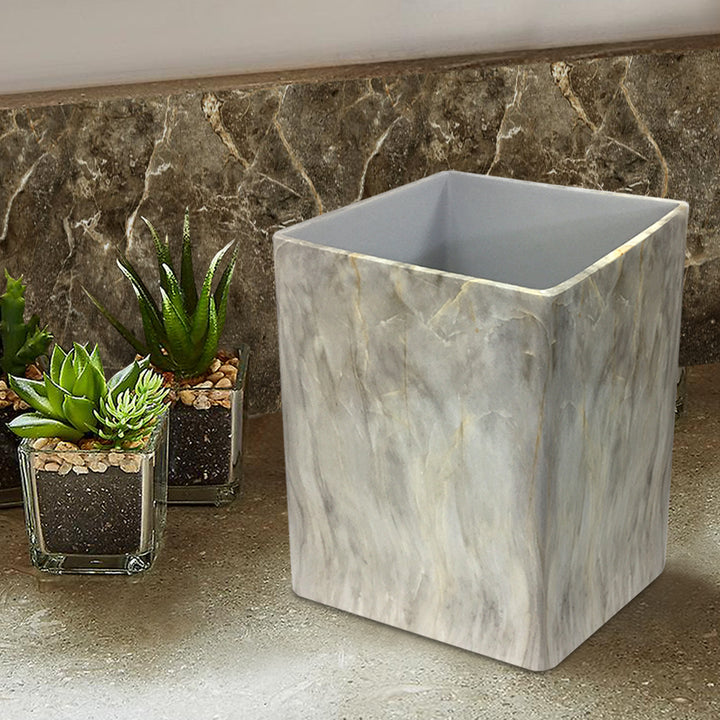 Marble Wastebasket, 7Qt