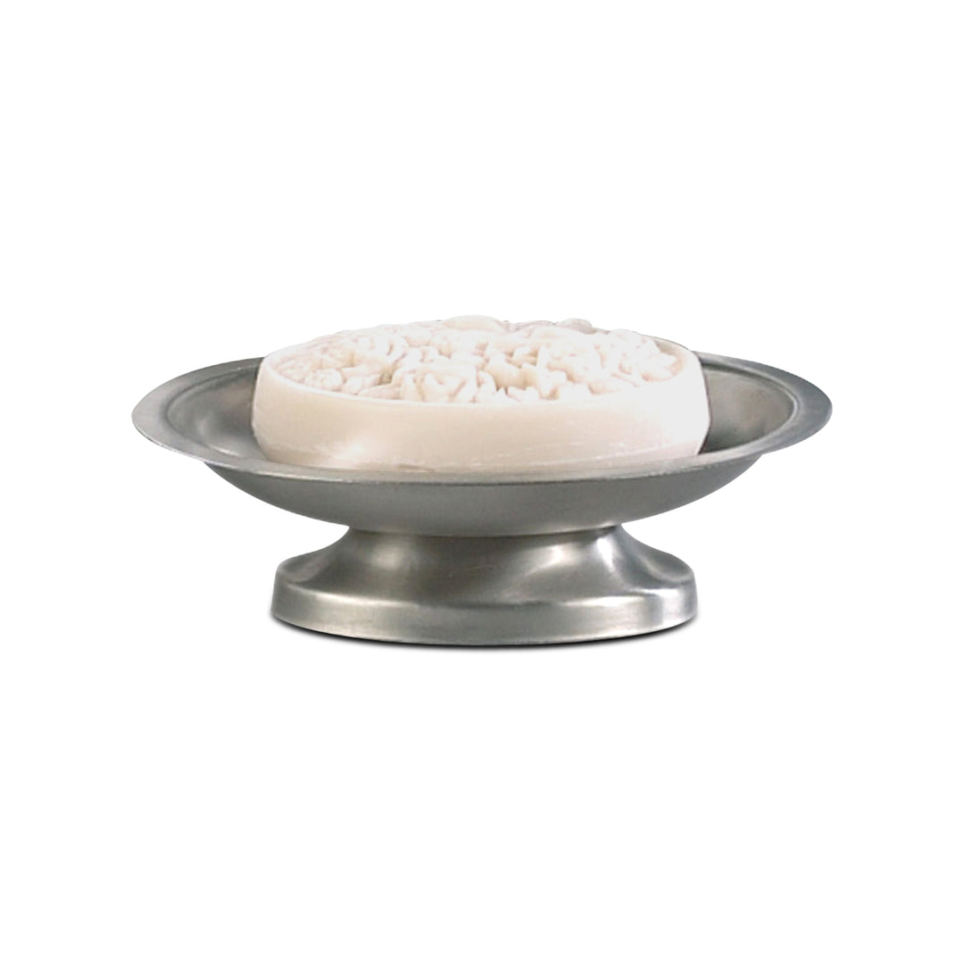 Soap Dish for Bathroom Counter,Shower & Kitchen | Brushed Steel