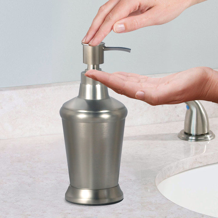 Stainless Steel Soap Dispensor, Lotion Pump, Brushed Stainless