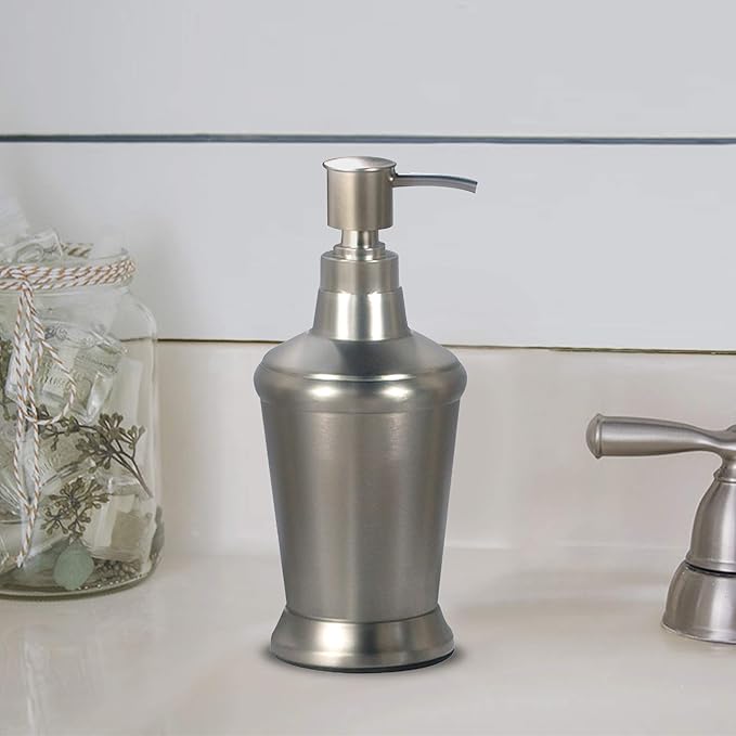 Stainless Steel Soap Dispensor, Lotion Pump, Brushed Stainless