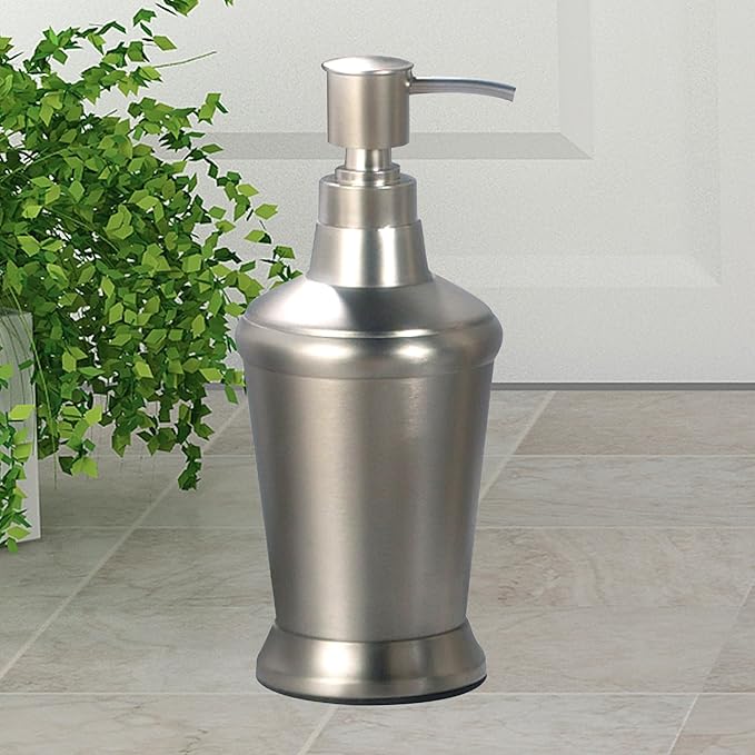 Stainless Steel Soap Dispensor, Lotion Pump, Brushed Stainless
