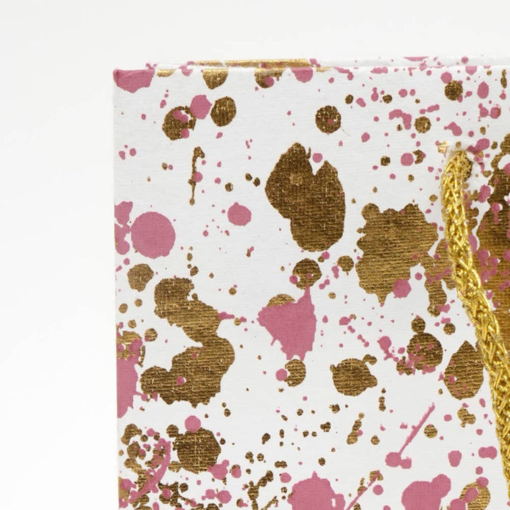 Gift Bag | Pink Sprinkle Handmade Paper Bag | Eco Friendly Reusable Gift & Party Bags | Set of 7