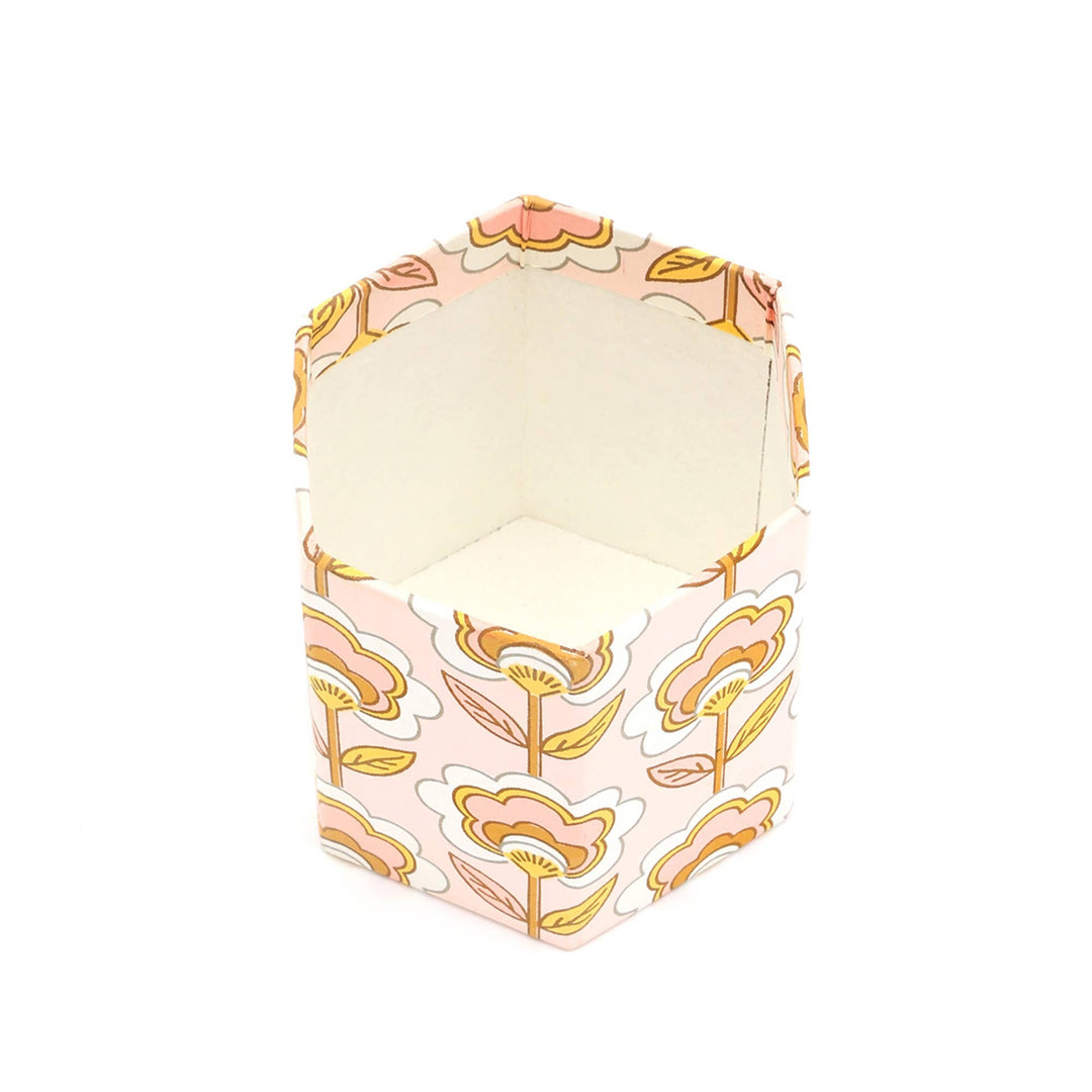 Pen Holder | Handmade Paper & Cardboard Pen Stand | Peach | Stylish Desk Organizer for Office and Home