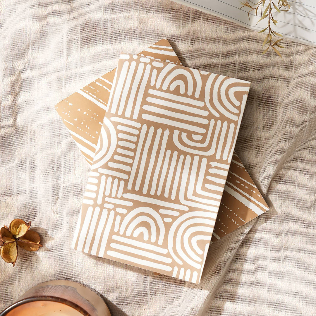 Notebooks | Handmade Paper Notebooks | Eco-Friendly Journals for Writing and Stationery| Set of 5