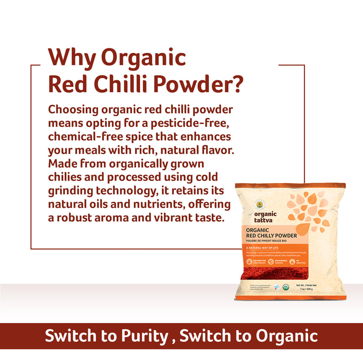 Organic Red Chilly Powder 7 oz Pack of 24