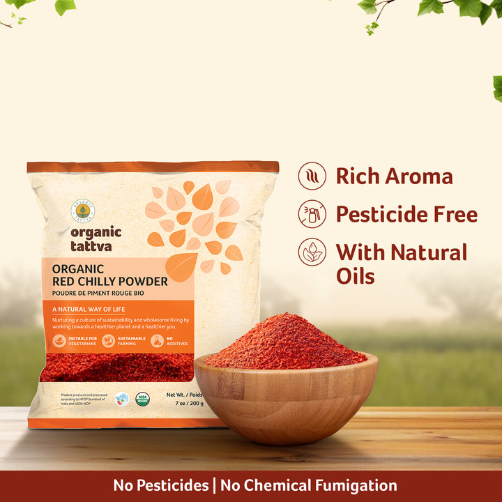 Organic Red Chilly Powder 7 oz Pack of 24