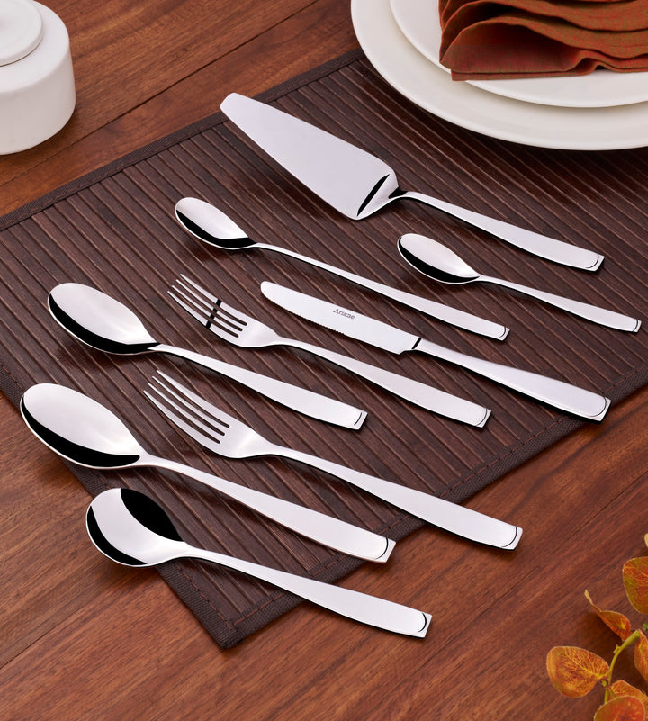 Stainless Steel Dessert Spoon Set | Silver, 7.5" 12 Pcs