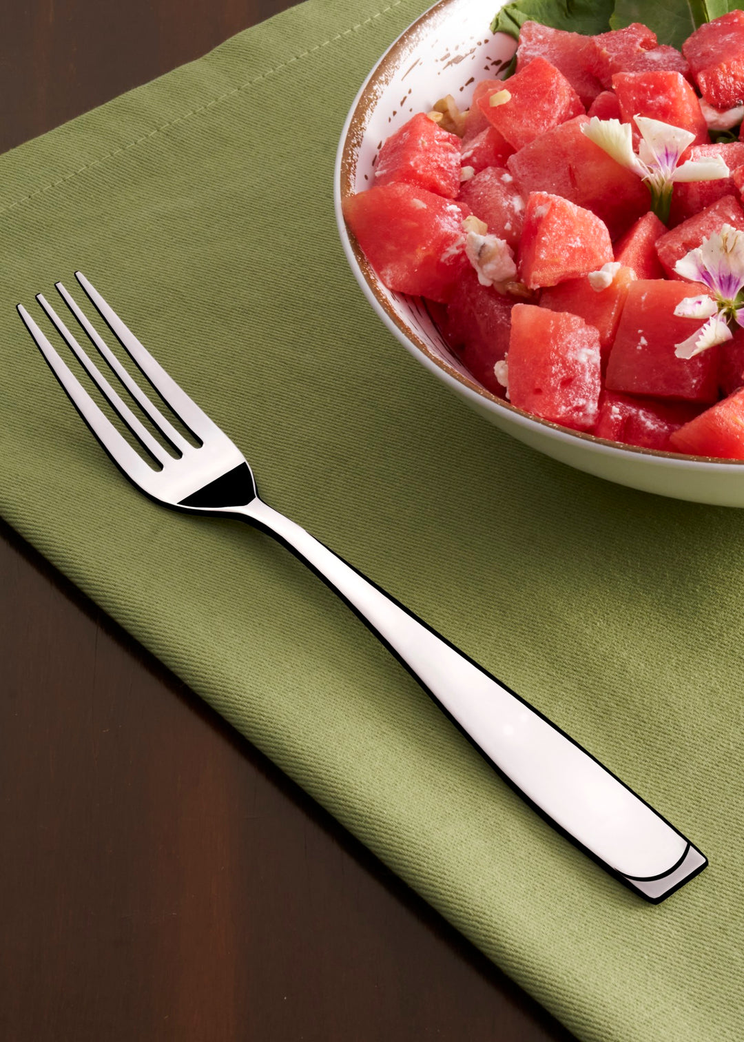 Stainless Steel Salad/Dessert Fork | 7.5" | Silver, 12 Pcs
