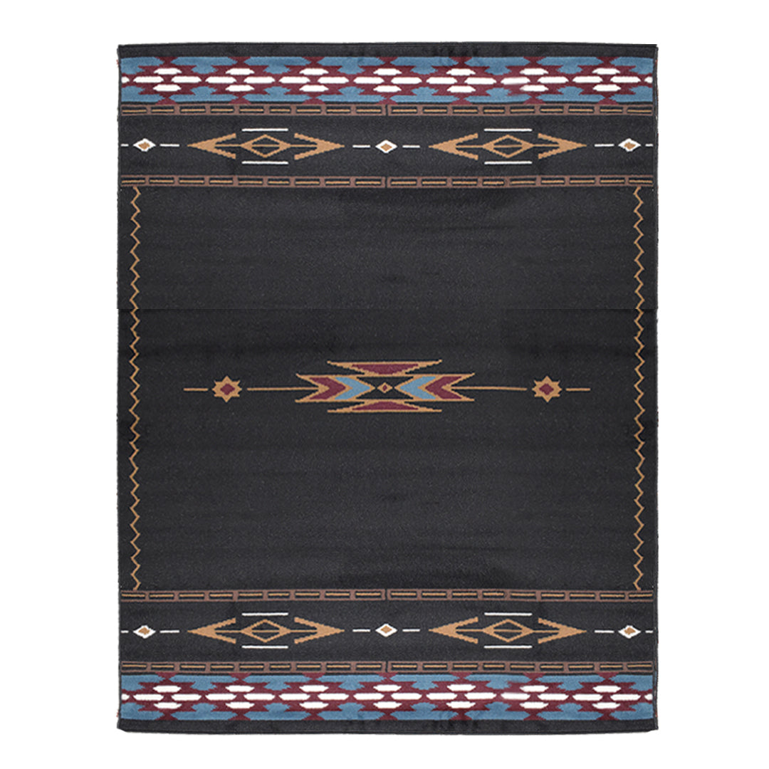 Great West Southwestern Area Rug | Geometric Tribal Design | Polypropylene | Indoor Accent Rug