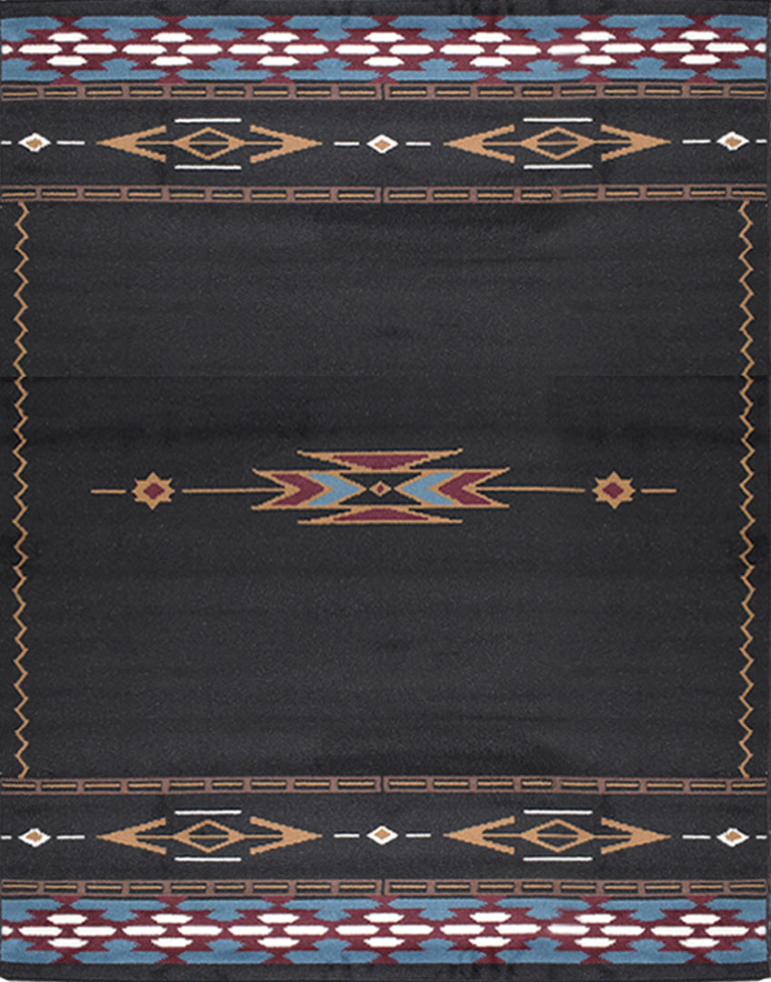 Great West Southwestern Area Rug | Geometric Tribal Design | Polypropylene | Indoor Accent Rug