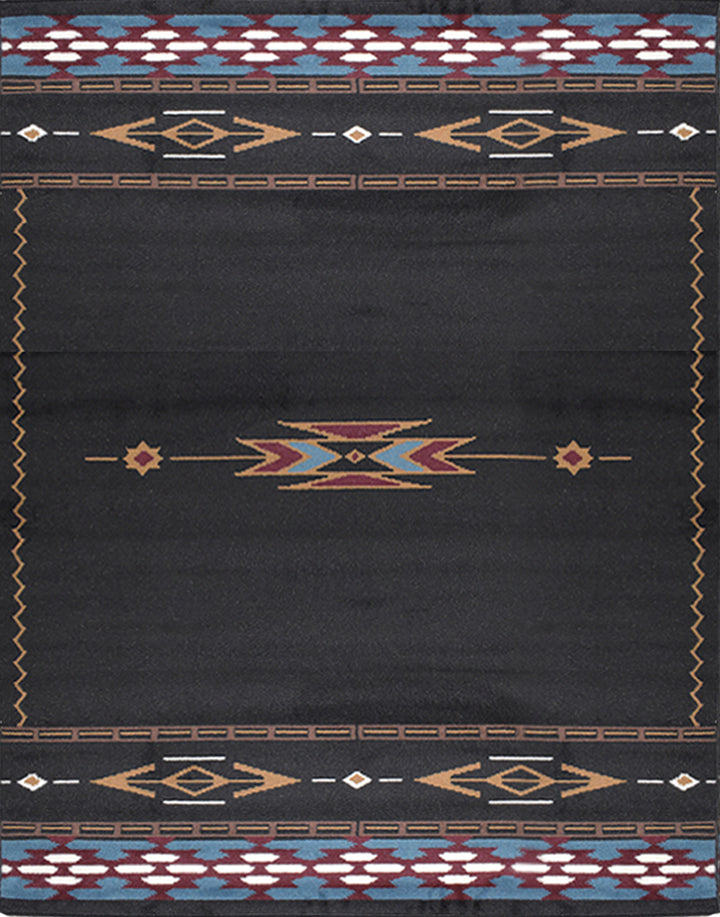 Great West Southwestern Area Rug | Geometric Tribal Design | Polypropylene | Indoor Accent Rug