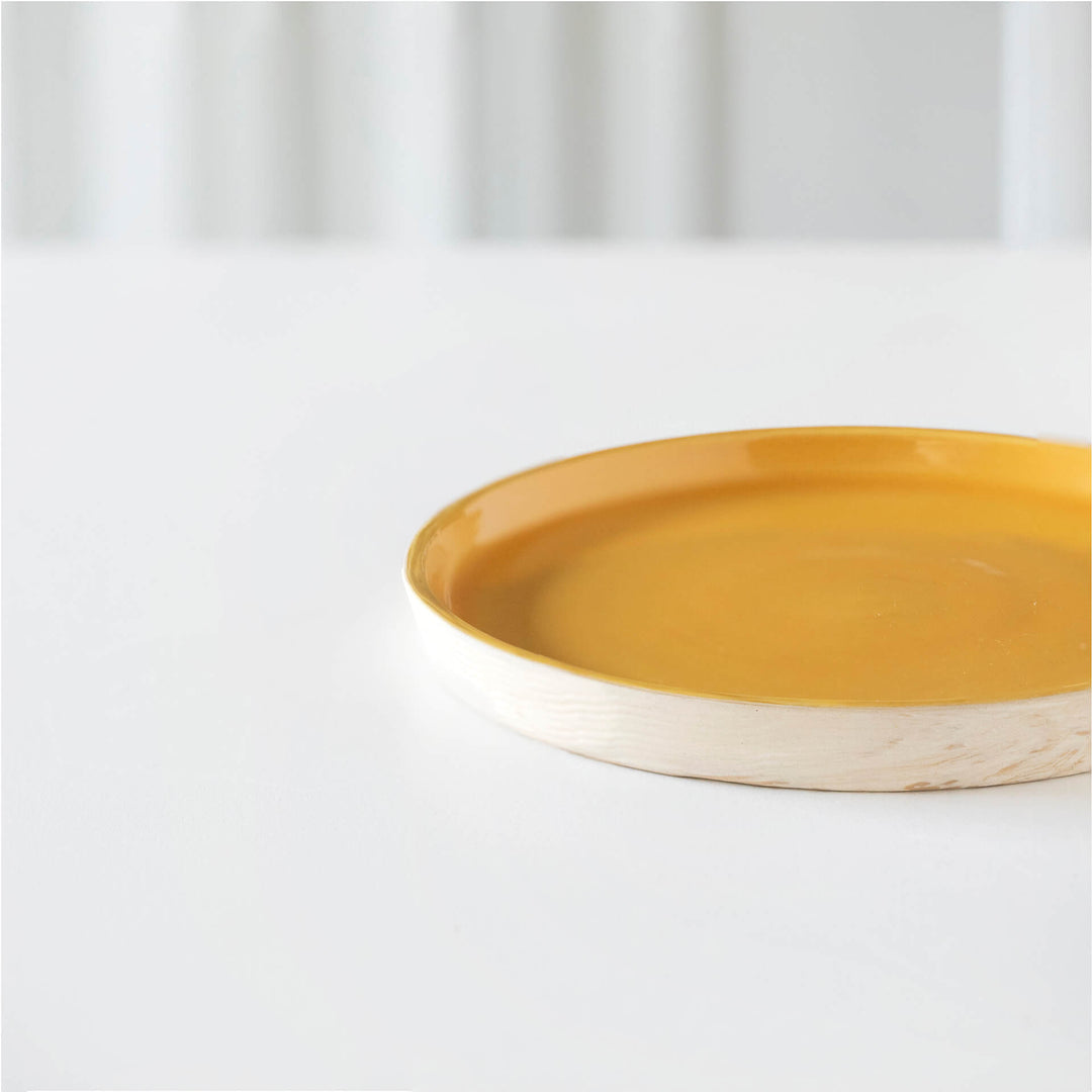 Amber Love Ceramic Dinner Plate