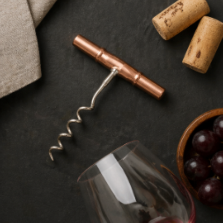Hammered Cork Screw | Copper Finish