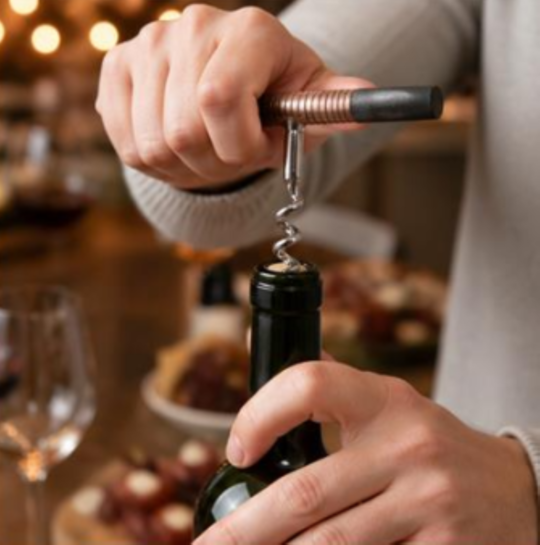Stainless Steel Cork Screw | Two Tone Finish