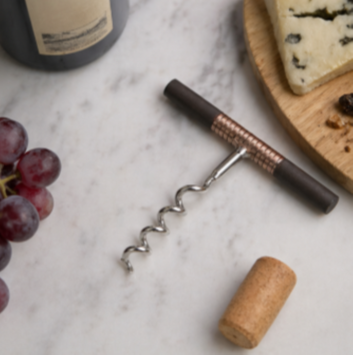 Stainless Steel Cork Screw | Two Tone Finish