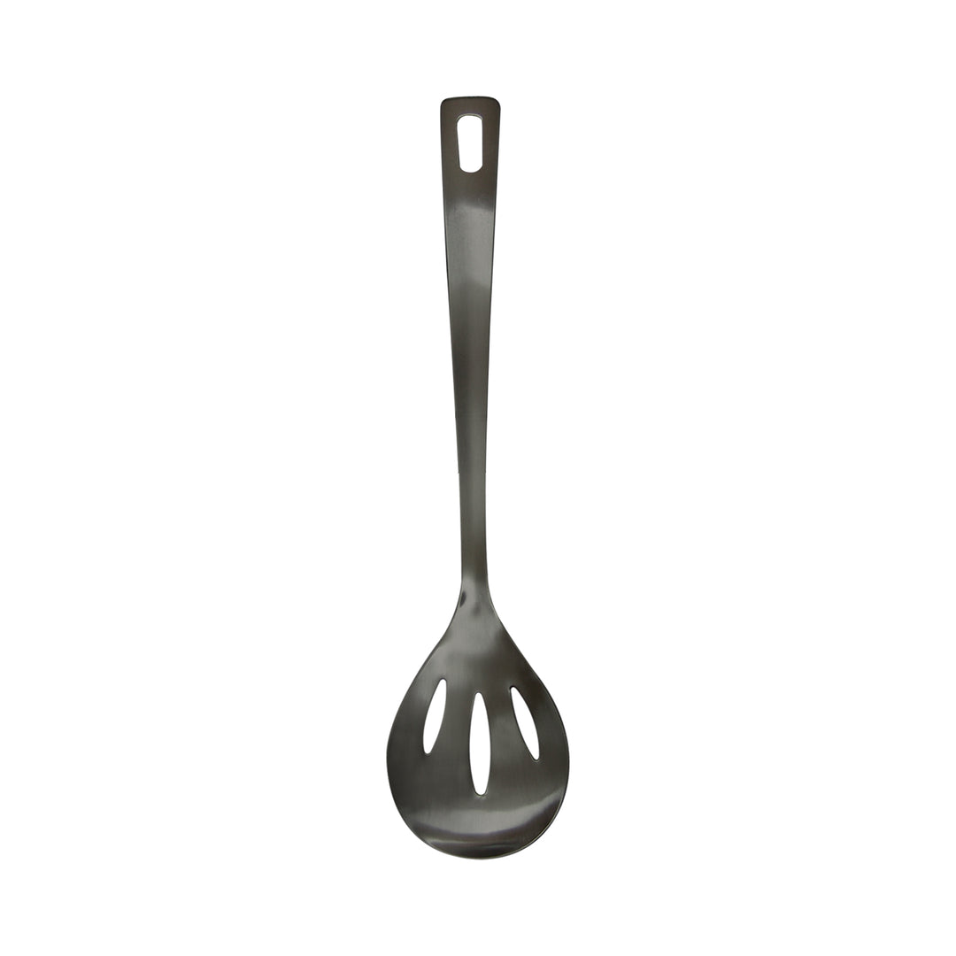 Slotted Spoon | 1.8mm Stainless Steel Laddle | Black Nickel Finish