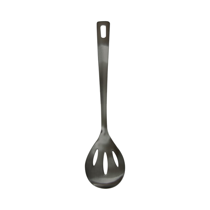 Slotted Spoon | 1.8mm Stainless Steel Laddle | Black Nickel Finish
