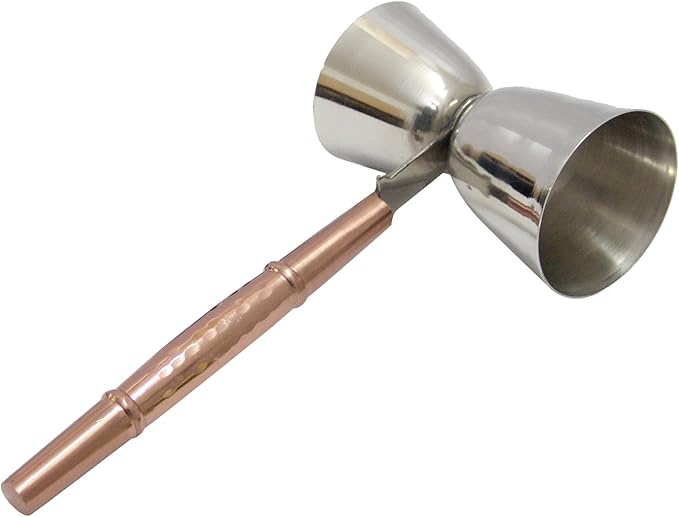 Jigger | Copper finish  Stainless Steel | 3x1x7" | Cocktail Measure | Bar Tool