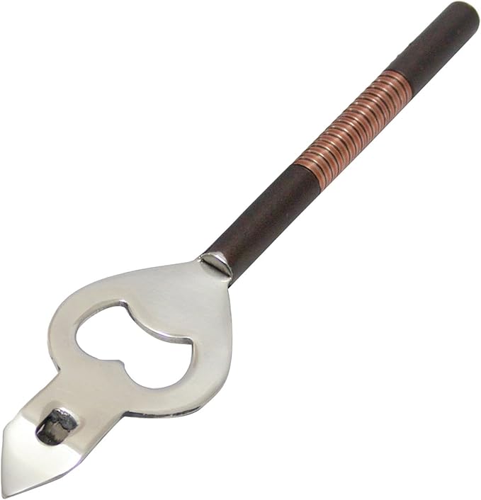 Stainless Steel Bottle Opener | Two Tone Finish | Bar Tool