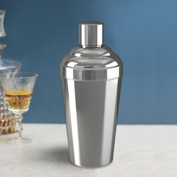 Stainless Steel Cocktail Shaker | Shiny Mirror Finish |  110 oz Bar Tool