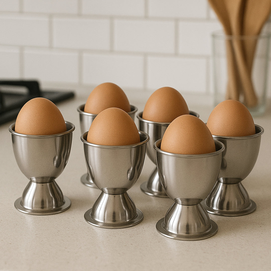 Stainless Steel Egg Cup (Set of 6)