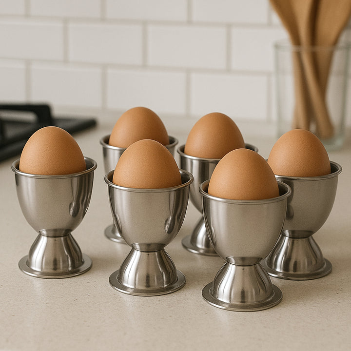 Stainless Steel Egg Cup (Set of 6)