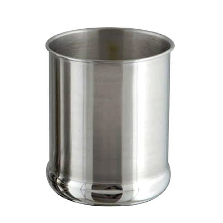 Utensils Holder Bulged, Mirror, 6'' H X 5'' W X 5'' D
