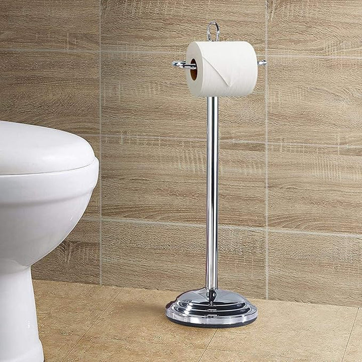 Standing Toilet Tissue Holder, Chrome