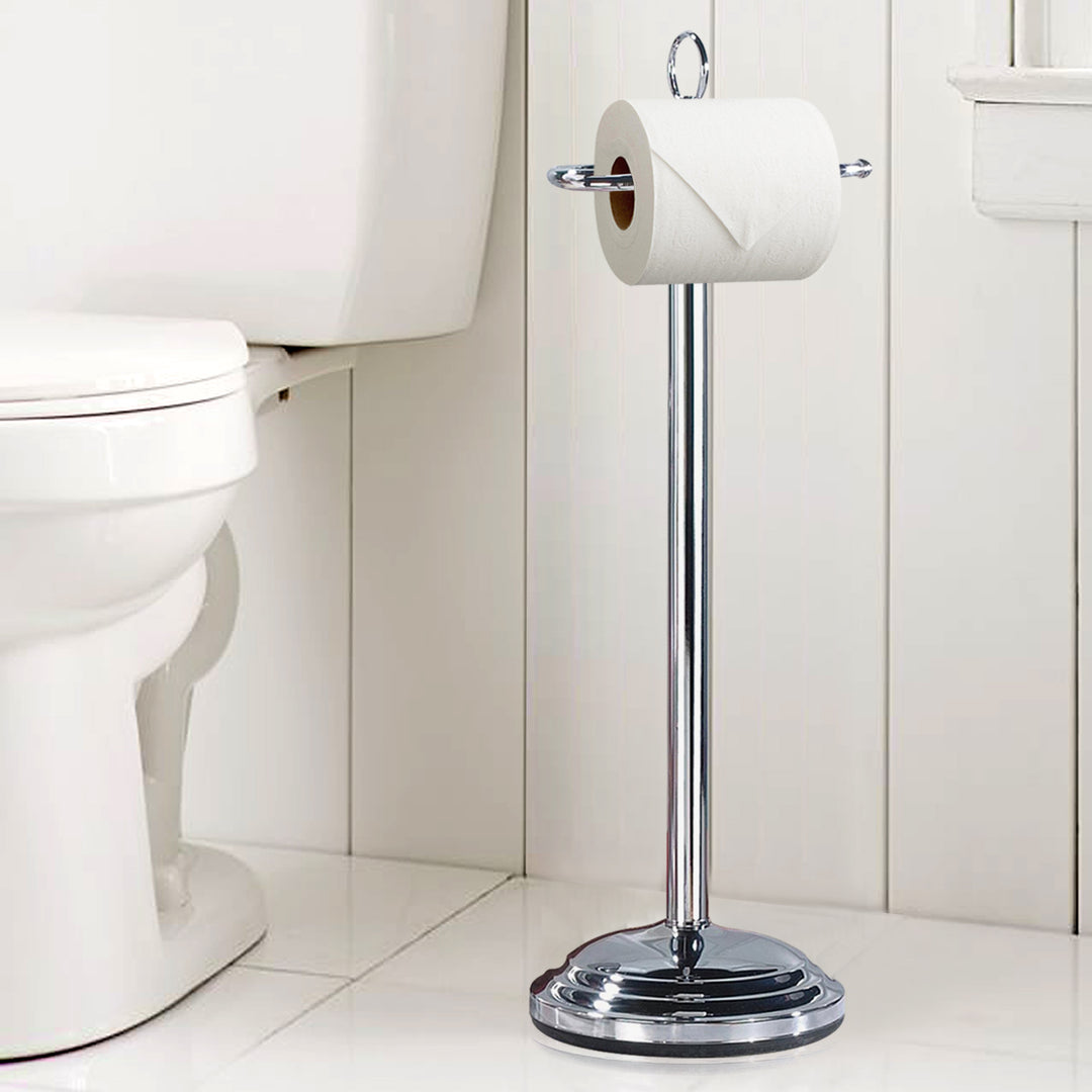 Standing Toilet Tissue Holder, Chrome