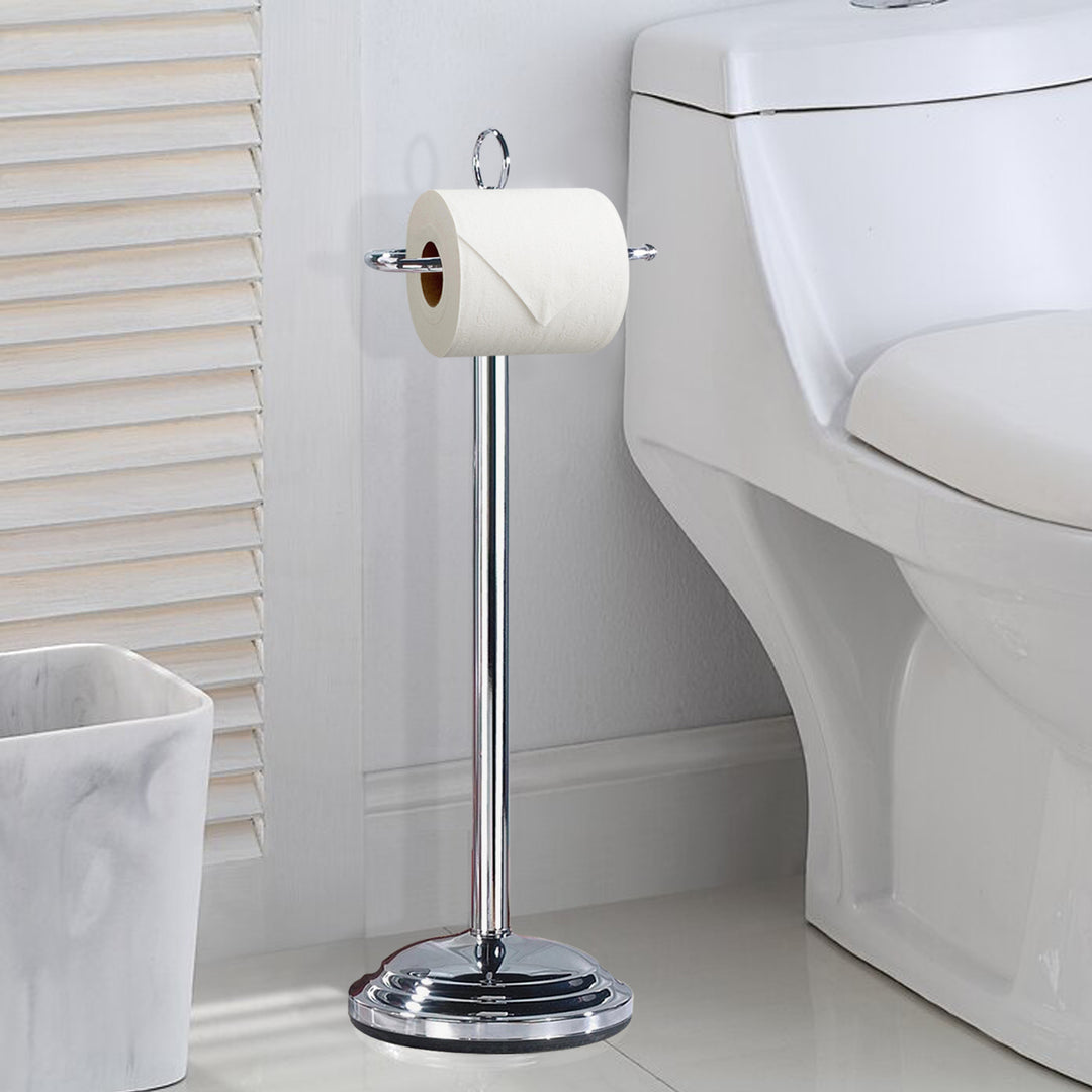 Standing Toilet Tissue Holder, Chrome