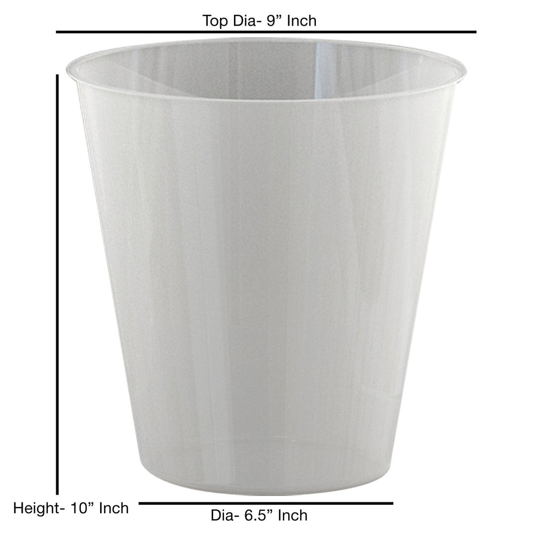 Plastic Wastebasket, 8QT