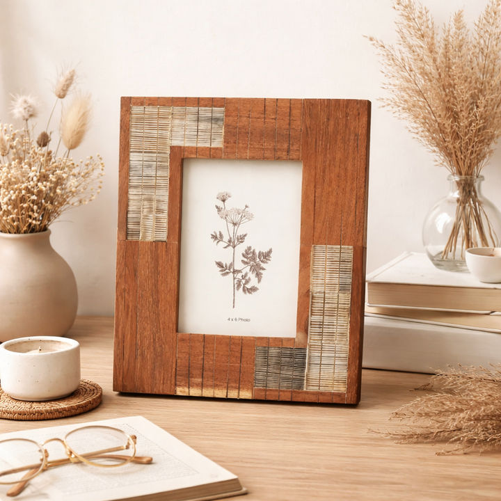 Picture Frame | Handcrafted Wood Decorative Photo Frame | Home & Office Wall Decor