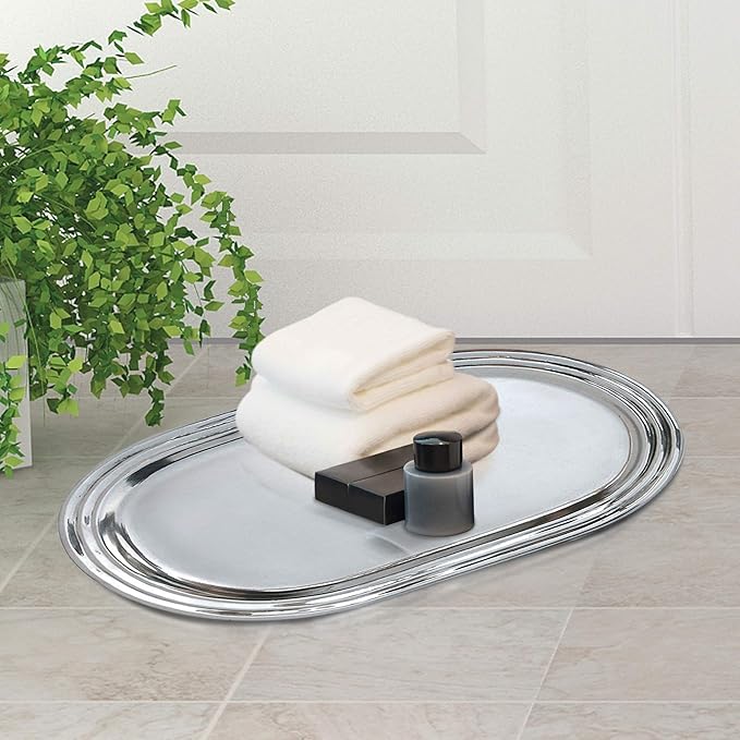 Stainless Steel Amenity Tray | Chrome Plated