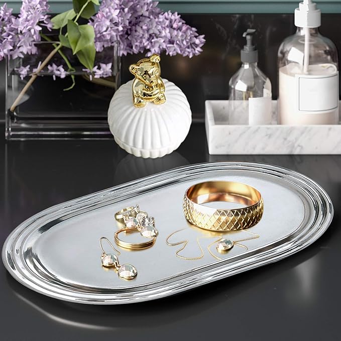 Stainless Steel Amenity Tray | Chrome Plated