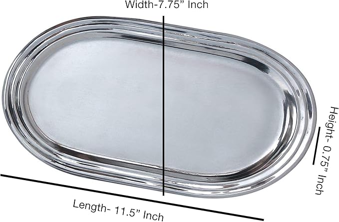 Stainless Steel Amenity Tray | Chrome Plated